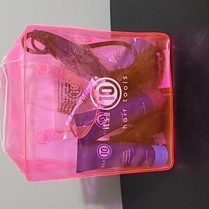 It's a 10 Mini Hair Dryer & Mini Shampoo and Mask